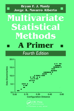 Couverture de l’ouvrage Multivariate Statistical Methods