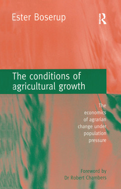 Couverture de l’ouvrage The Conditions of Agricultural Growth