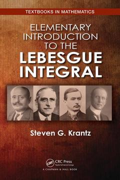 Couverture de l’ouvrage Elementary Introduction to the Lebesgue Integral