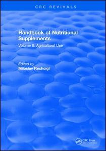 Couverture de l’ouvrage Handbook of Nutritional Supplements