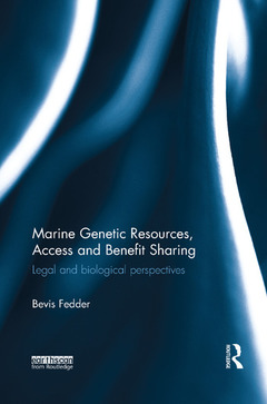 Couverture de l’ouvrage Marine Genetic Resources, Access and Benefit Sharing
