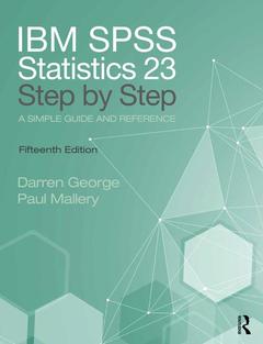 Cover of the book IBM SPSS Statistics 25 Step by Step