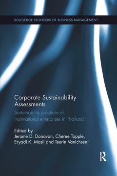 Couverture de l’ouvrage Corporate Sustainability Assessments
