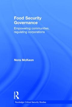 Cover of the book Food Security Governance