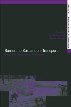 Couverture de l’ouvrage Barriers to Sustainable Transport