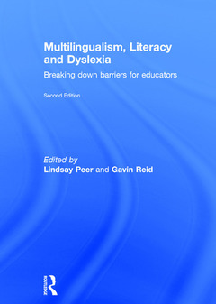 Couverture de l’ouvrage Multilingualism, Literacy and Dyslexia