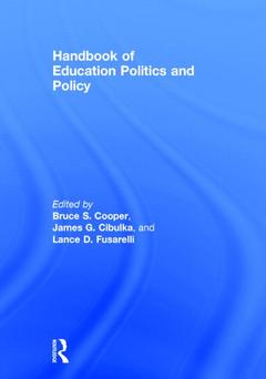 Couverture de l’ouvrage Handbook of Education Politics and Policy