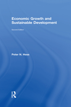 Couverture de l’ouvrage Economic Growth and Sustainable Development