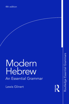 Couverture de l’ouvrage Modern Hebrew: An Essential Grammar