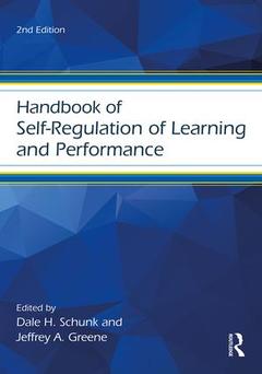 Cover of the book Handbook of Self-Regulation of Learning and Performance
