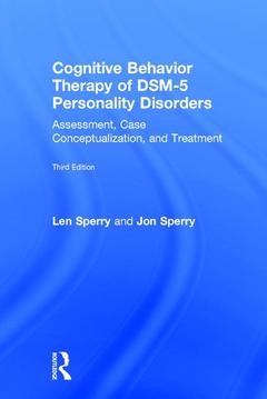 Couverture de l’ouvrage Cognitive Behavior Therapy of DSM-5 Personality Disorders