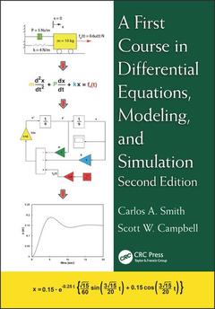 Couverture de l’ouvrage A First Course in Differential Equations, Modeling, and Simulation