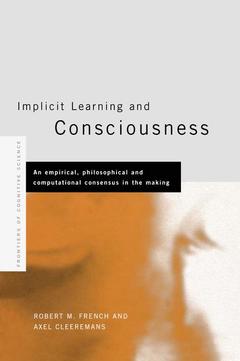 Couverture de l’ouvrage Implicit Learning and Consciousness