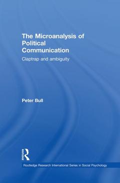 Cover of the book The Microanalysis of Political Communication