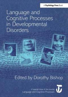 Cover of the book Language and Cognitive Processes in Developmental Disorders