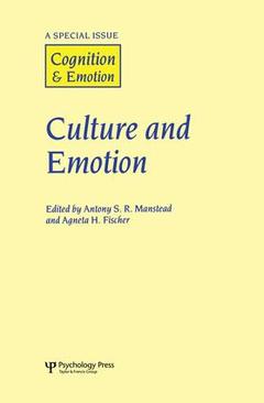 Couverture de l’ouvrage Culture and Emotion