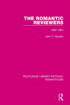 Couverture de l’ouvrage The Romantic Reviewers