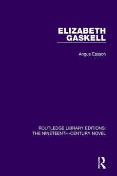 Couverture de l’ouvrage Elizabeth Gaskell