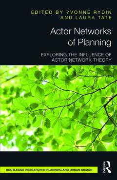 Couverture de l’ouvrage Actor Networks of Planning