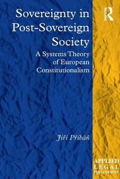 Couverture de l’ouvrage Sovereignty in Post-Sovereign Society