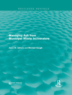 Couverture de l’ouvrage Managing Ash from Municipal Waste Incinerators