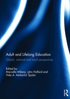 Couverture de l’ouvrage Adult and Lifelong Education