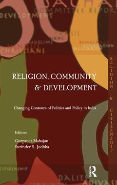 Couverture de l’ouvrage Religion, Community and Development
