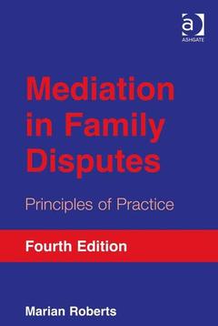 Couverture de l’ouvrage Mediation in Family Disputes