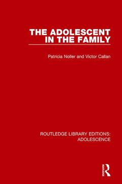 Couverture de l’ouvrage The Adolescent in the Family