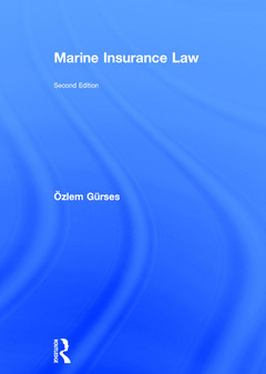 Couverture de l’ouvrage Marine Insurance Law