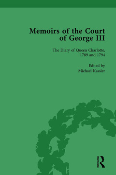 Couverture de l’ouvrage The Diary of Queen Charlotte, 1789 and 1794