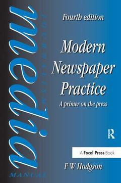Couverture de l’ouvrage Modern Newspaper Practice