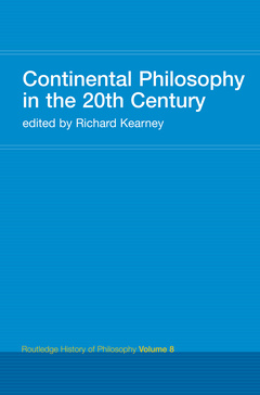 Couverture de l’ouvrage Continental Philosophy in the 20th Century