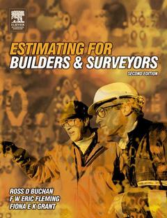 Couverture de l’ouvrage Estimating for Builders and Surveyors