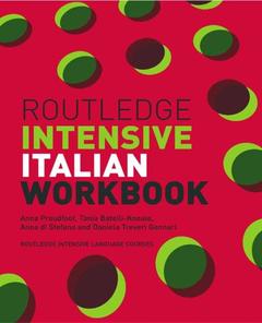 Couverture de l’ouvrage Routledge Intensive Italian Workbook