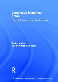 Cover of the book Lingüística hispánica actual: guía didáctica y materiales de apoyo