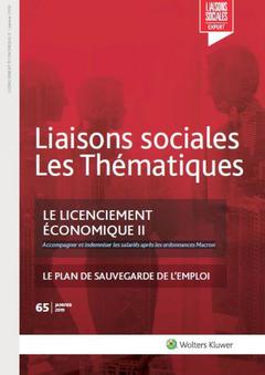 Cover of the book Le licenciement economique ii - accompagner et indemniser les salaries apres les ordonnances macron