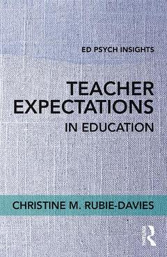Couverture de l’ouvrage Teacher Expectations in Education