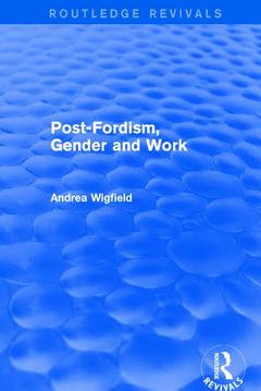 Couverture de l’ouvrage Revival: Post-Fordism, Gender and Work (2001)