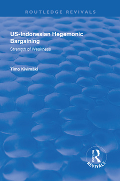 Couverture de l’ouvrage US-Indonesian Hegemonic Bargaining