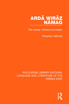 Couverture de l’ouvrage Ardā Wirāz Nāmag