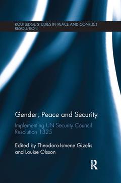 Couverture de l’ouvrage Gender, Peace and Security