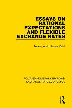 Couverture de l’ouvrage Essays on Rational Expectations and Flexible Exchange Rates