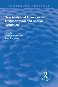 Couverture de l’ouvrage New Analytical Advances in Transportation and Spatial Dynamics