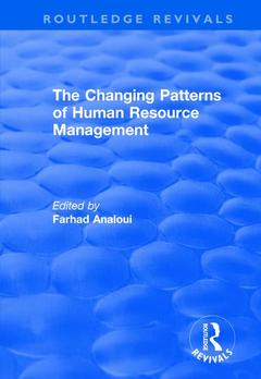 Cover of the book The Changing Patterns of Human Resource Management