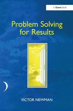 Couverture de l’ouvrage Problem Solving for Results