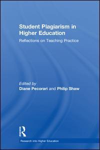 Cover of the book Student Plagiarism in Higher Education