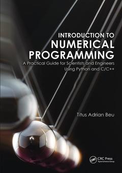 Couverture de l’ouvrage Introduction to Numerical Programming