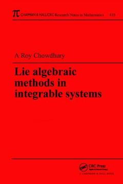 Couverture de l’ouvrage Lie Algebraic Methods in Integrable Systems