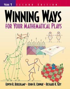 Couverture de l’ouvrage Winning Ways for Your Mathematical Plays